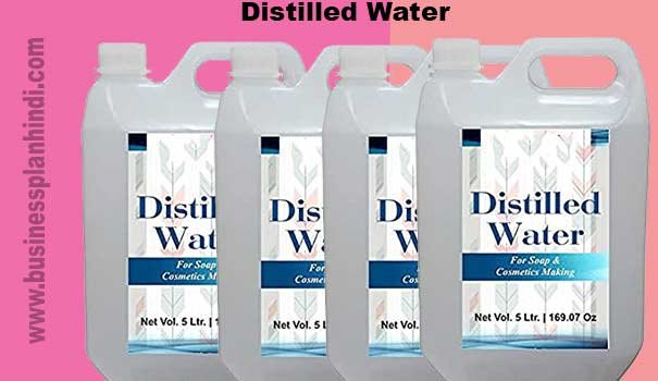 Distilled water manufacturing